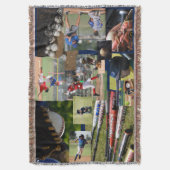 Little League Throw Blanket - HAMbyWhiteGlove Decke (Vorderseite Vertikal)