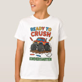 Little Learner Tee – Ready to Crush Kindergarten (Vorderseite)