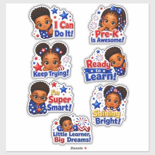 Little Learners Spark & Shine Kollektion Aufkleber (Blatt)