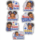 Little Learners Spark & Shine Kollektion Aufkleber (Vorderseite)