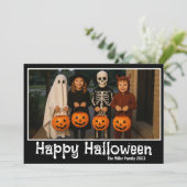 Little Legends of Halloween Night Feiertagskarte (Stehend Vorderseite)