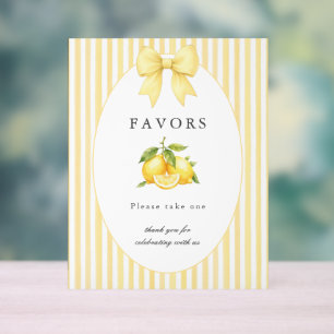 Little Lemon Mama's Main Squeeze Baby Shower Gesch Acrylschild