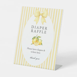 Little Lemon Mama's Main Squeeze Babyparty Sockelschild