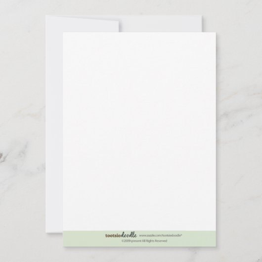 Little Leo Lion BIRTHDAY Einladung 5 x 7 (Rückseite)