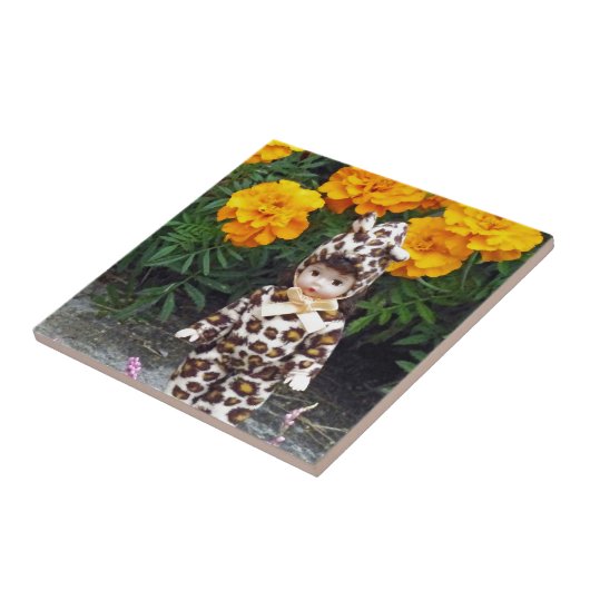 Little Leopard Girl Fliese (Seite)