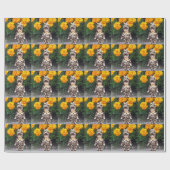 Little Leopard Girl Geschenkpapier (Flach)