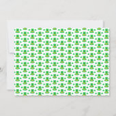 Little Leprechaun 1. Geburtstag Einladung (Rückseite)