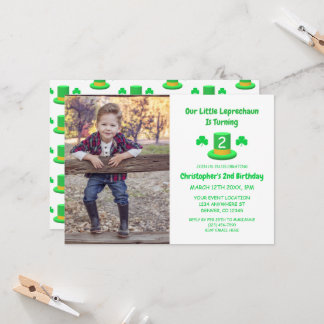 Little Leprechaun Birthday Einladung