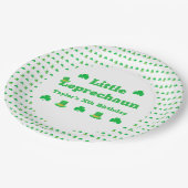 Little Leprechaun Birthday Pappteller (Schrägansicht)