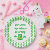 Little Leprechaun Birthday Pappteller (Party)