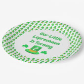 Little Leprechaun Birthday Pappteller (Schrägansicht)