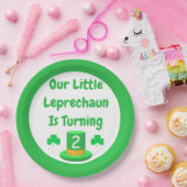 Little Leprechaun Birthday Pappteller (Party)