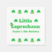Little Leprechaun Birthday Serviette (Vorderseite)