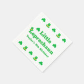 Little Leprechaun Birthday Serviette (Ecke)