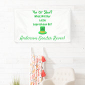 Little Leprechaun Gender Reveal Banner (Insitu)