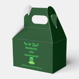 Little Leprechaun Gender Reveal Geschenkschachtel
