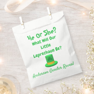 Little Leprechaun Gender Reveal Geschenktütchen