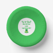 Little Leprechaun Gender Reveal Pappteller (Vorderseite)