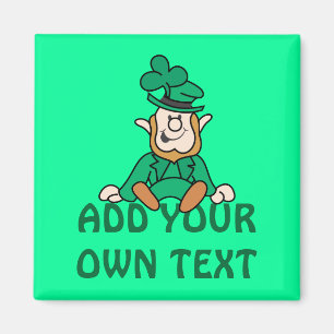 Little Leprechaun - Ihren eigenen Text hinzufügen Magnet