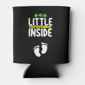 Little Leprechaun Inside Schwangerschaft Schwanger Dosenkühler (Vorderseite)