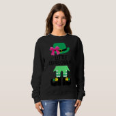 Little Leprechaun mit Bow St Patricks Day Kids for Sweatshirt (Vorne ganz)
