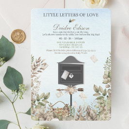 Little Letters Of Love Baby Shower Invitation Einladung