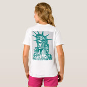 "Little Liberty Charm" T-Shirt (Schwarz voll)