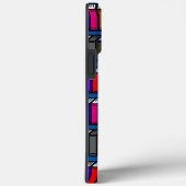 Little Library Book Shelves Aquamarin Case-Mate iPhone Hülle (Rückseite / Rechts)