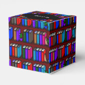 Little Library Book Shelves Herz Geschenkschachtel (Rückseite)