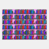 Little Library Book Shelves Light Collection Geschenkpapier Set (Vorderseite 3)