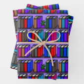 Little Library Book Shelves Light Collection Geschenkpapier Set (Beispiel)