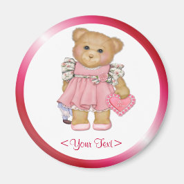 Little Liebe Teddy - Text anpassen Magnet