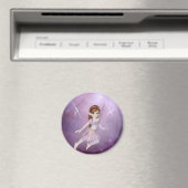 Little Lila Fairy - Fantasy Magnet (In Situ (Geschirrspüler))