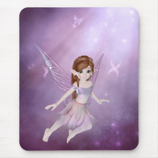 Little Lila Fairy - Fantasy Mousepad (Vorne)