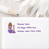 Little Lila Genie Bly Tänzer Big Eyes Niedlich (Insitu)