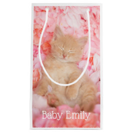 Little Linus Pink Floral Schlafkitten Kleine Geschenktüte
