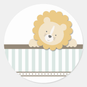 Little Lion {Aquamarin} Aufkleber