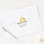 Little Lion {Aquamarin} | Aufkleber (Umschlag)