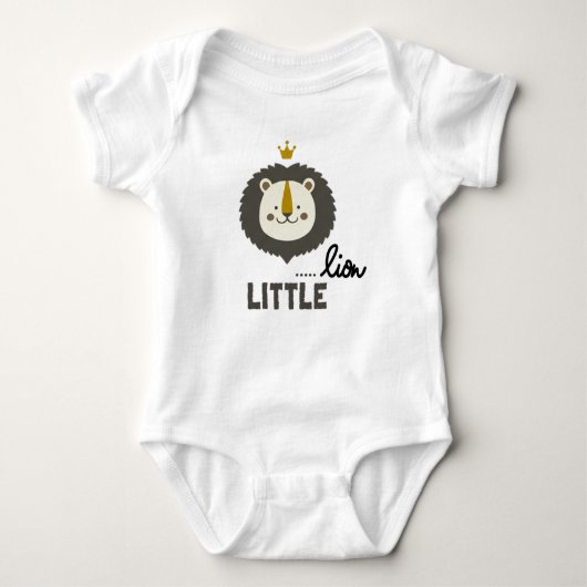 Little Lion Baby Bodysuit Baby Strampler (Vorderseite)