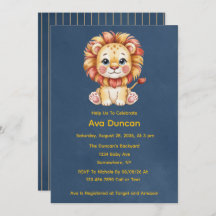 Little Lion Boy Baby Shower