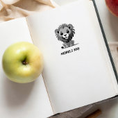 Little Lion Buchzeichen Selbstfärbende Briefmarke Permastempel