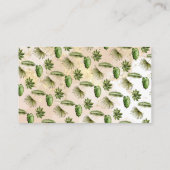 Little Lion Cub Tropical Baby Dusche Windel Raffel Begleitkarte (Rückseite)