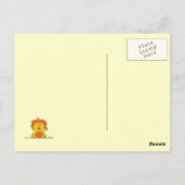 "Little Lion" Danke, Postcard Notes Postkarte (Rückseite)