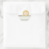 Little Lion {Green} | Aufkleber (Tasche)