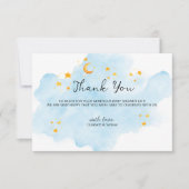 Little Lion ist eine Boy Watercolor Dankeskarte (Vorderseite)