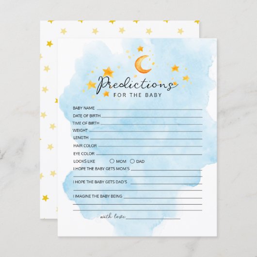 Little Lion ist eine junge blaue Vorhersage (Vorne/Hinten)