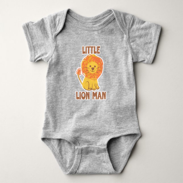 Little Lion Man romper Baby Strampler (Vorderseite)