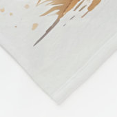 Little Lion Personalisiert Fleecedecke (Ecke)