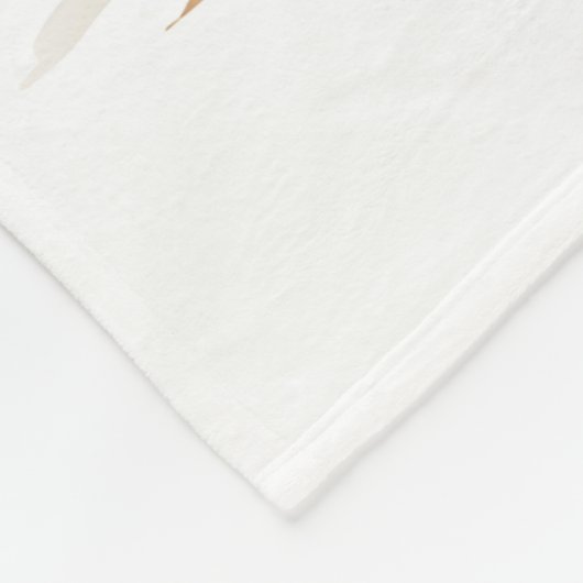 Little Lion Personalisiert Fleecedecke (Ecke)