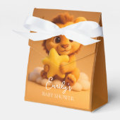 Little Lion & Star - Baby Shower Favor Box Geschenkschachtel (Vorderseite)